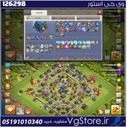 اکانت کلش اف کلنز تاون هال 12 لول 112 کد 126298