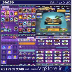 اکانت کلش رویال لول 1806 کد 36235