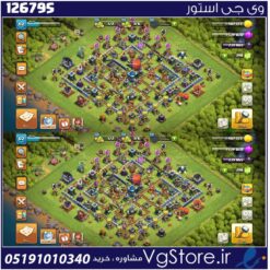 اکانت کلش اف کلنز تاون هال 13 لول 112 کد 126795