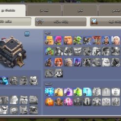 اکانت کلش اف کلنز تاون هال 9 لول 52 کد 124145 - Image 2