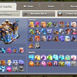 اکانت کلش اف کلنز تاون هال 18 لول 187 کد 124751 - Image 3