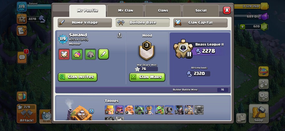 اکانت کلش اف کلنز تاون هال 12 لول 119 کد 126229 5 اکانت کلش اف کلنز تاون هال 12 لول 119 کد 126229 - تصویر 5