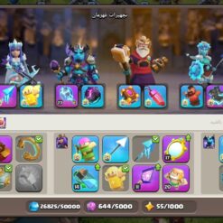 اکانت کلش اف کلنز تاون هال 18 لول 207 کد 126783 - تصویر 13