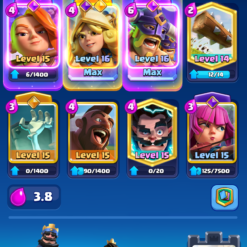 اکانت کلش رویال لول 56 کد 36268 9 اکانت کلش رویال لول 56 کد 36268 - تصویر 3