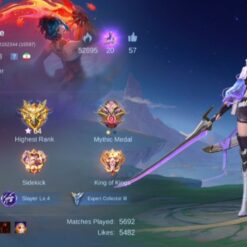 اکانت بازی mobile legends لول 63 کد 816599 - Image 2