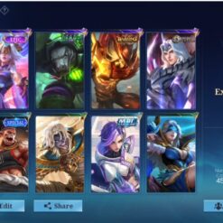 اکانت بازی mobile legends لول 63 کد 816599 - Image 4