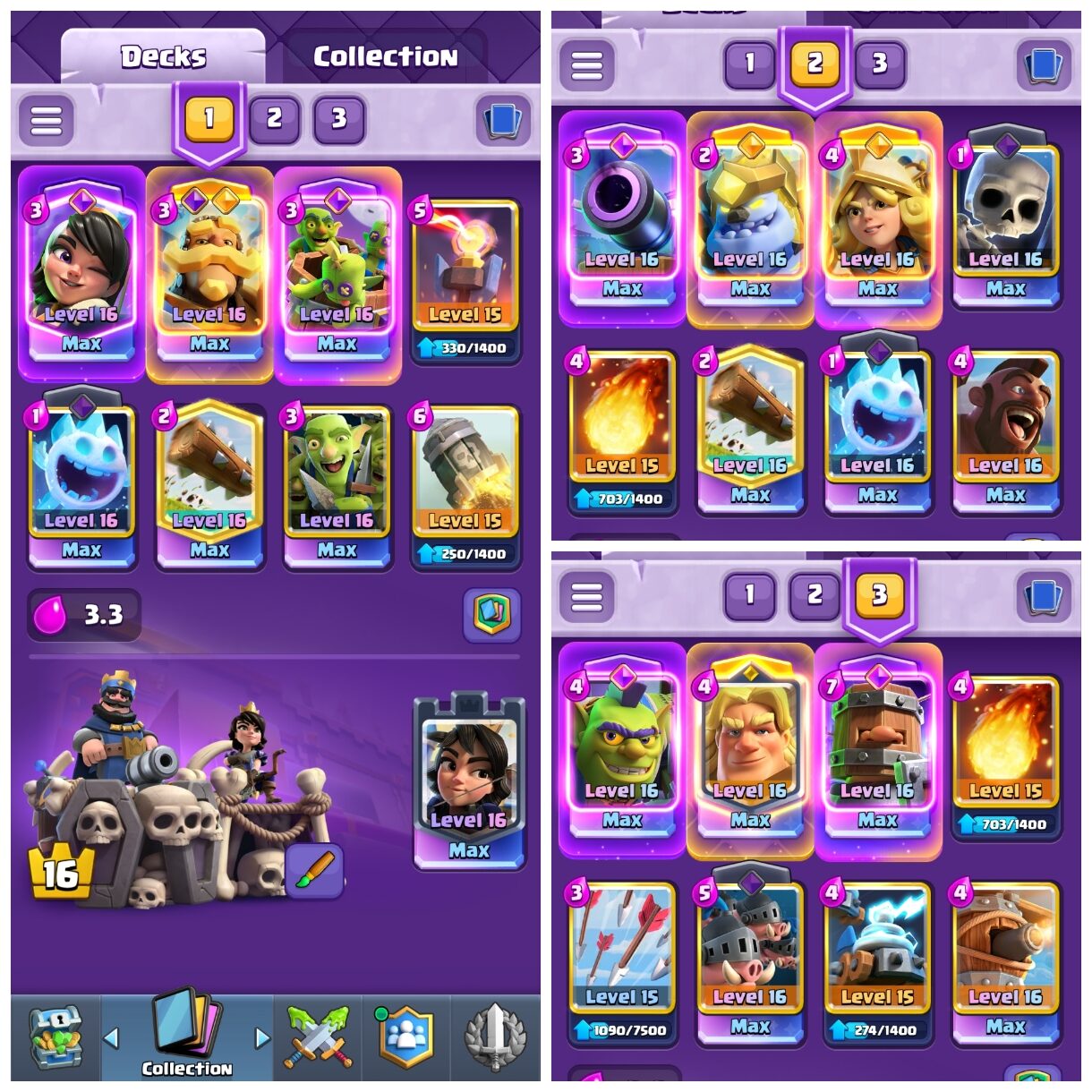 اکانت کلش رویال لول 59 کد 36299 3 اکانت کلش رویال لول 59 کد 36299 - تصویر 3
