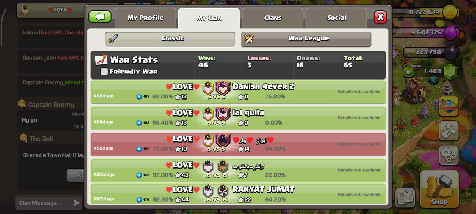 خرید کلن کلش لول 10 وارلیگ کریستال کد 401916 2 خرید کلن کلش لول 10 وارلیگ کریستال کد 401916 - Image 2
