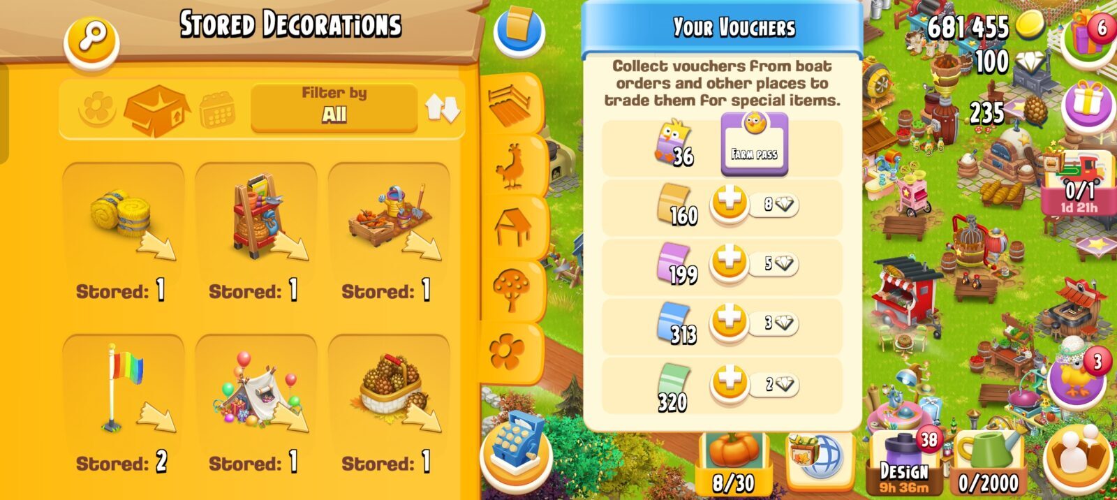 اکانت بازی hayday لول 94 کد 816423 3 اکانت بازی hayday لول 94 کد 816423 - Image 3