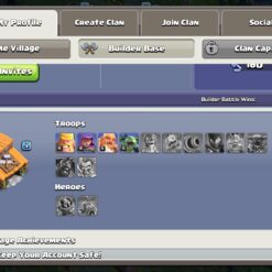 اکانت کلش اف کلنز تاون هال 10 لول 40 کد 125236 - Image 5