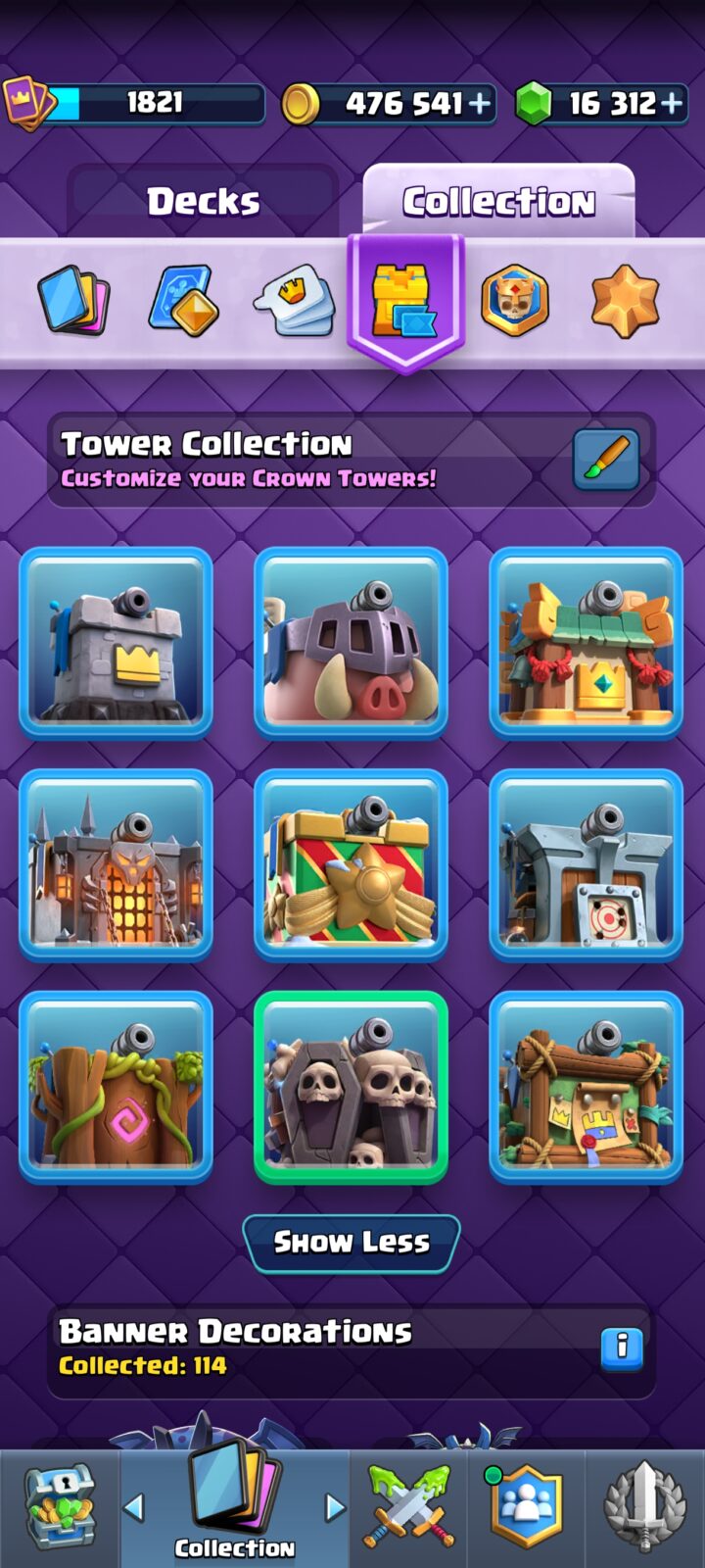 اکانت کلش رویال لول 59 کد 36299 7 اکانت کلش رویال لول 59 کد 36299 - تصویر 7