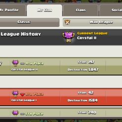 خرید کلن کلش لول 16 وارلیگ کریستال کد 401771 7 خرید کلن کلش لول 16 وارلیگ کریستال کد 401771 - Image 4