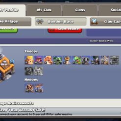 اکانت کلش اف کلنز تاون هال 14 لول 161 کد 124458 - Image 5