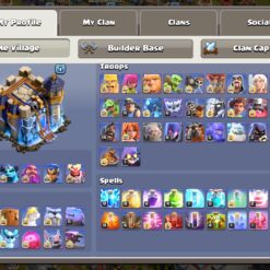اکانت کلش اف کلنز تاون هال 18 لول 255 کد 124698 - Image 2