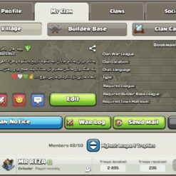 خرید کلن کلش لول 24 وارلیگ کریستال کد 401947 4 خرید کلن کلش لول 24 وارلیگ کریستال کد 401947 - Image 2