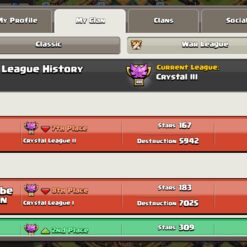 خرید کلن کلش لول 22 وارلیگ کریستال کد 402129 7 خرید کلن کلش لول 22 وارلیگ کریستال کد 402129 - Image 4