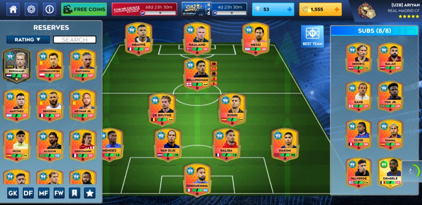 اکانت بازی Dream league soccer دریم لیگ لول 83 کد 816773 2 اکانت بازی Dream league soccer دریم لیگ لول 83 کد 816773 - Image 2