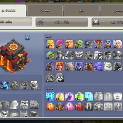 اکانت کلش اف کلنز تاون هال 10 لول 73 کد 125835 - Image 4