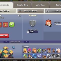 اکانت کلش اف کلنز تاون هال 14 لول 173 کد 126082 - تصویر 2