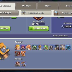 اکانت کلش اف کلنز تاون هال 16 لول 185 کد 126626 - تصویر 5