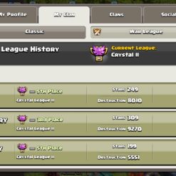 خرید کلن کلش لول 25 وارلیگ کریستال کد 402340 7 خرید کلن کلش لول 25 وارلیگ کریستال کد 402340 - تصویر 4