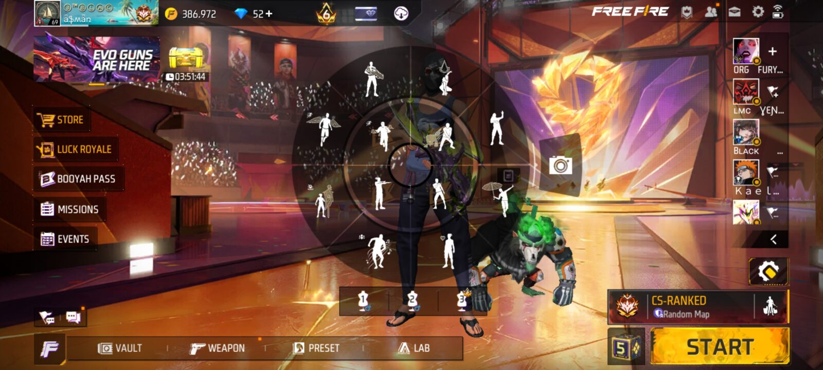 اکانت بازی FREE FIRE لول 69 کد 816310 3 اکانت بازی FREE FIRE لول 69 کد 816310 - Image 3