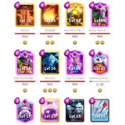 اکانت کلش رویال لول 16 کد 36117 12 اکانت کلش رویال لول 16 کد 36117 - Image 6