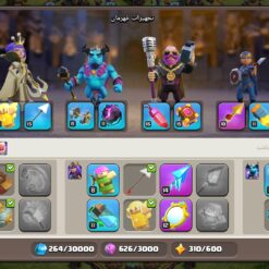 اکانت کلش اف کلنز تاون هال 14 لول 159 کد 126334 - تصویر 9