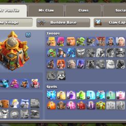 اکانت کلش اف کلنز تاون هال 16 لول 100 کد 126909 9 اکانت کلش اف کلنز تاون هال 16 لول 100 کد 126909 - تصویر 2