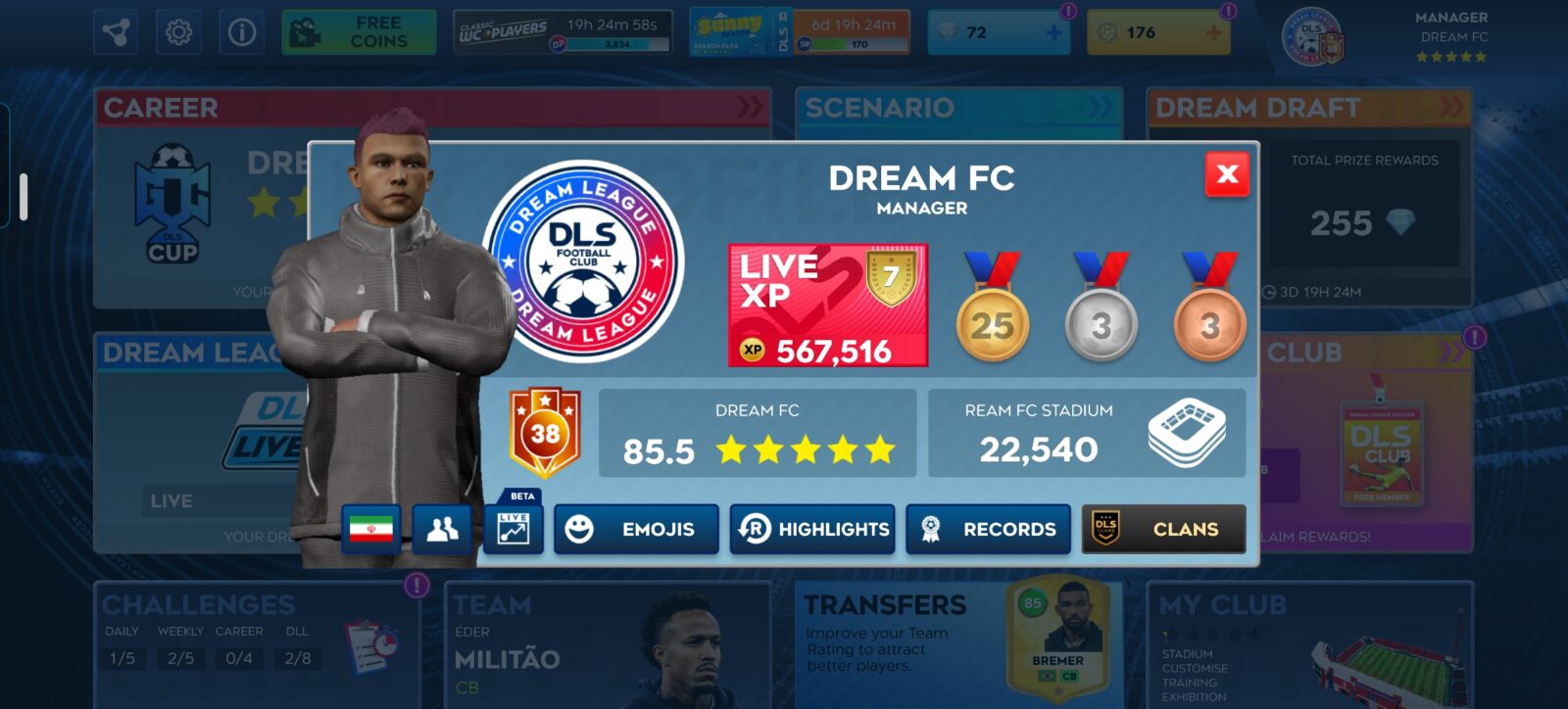اکانت بازی DLS26 لول 38 کد 816100 4 اکانت بازی DLS26 لول 38 کد 816100 - Image 4