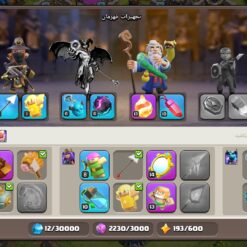 اکانت کلش اف کلنز تاون هال 12 لول 111 کد 125617 - Image 7