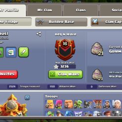 اکانت کلش اف کلنز تاون هال 16 لول 221 کد 126029 12 اکانت کلش اف کلنز تاون هال 16 لول 221 کد 126029 - Image 2
