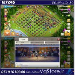 اکانت کلش اف کلنز تاون هال 18 لول 101 کد 127245