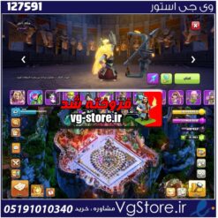اکانت کلش اف کلنز تاون هال 12 لول 67 کد 127591