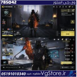 اکانت کالاف دیوتی موبایل لول 400 ریجن هند کد 785042