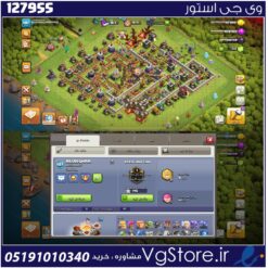 اکانت کلش اف کلنز تاون هال 11 لول 107 کد 127955