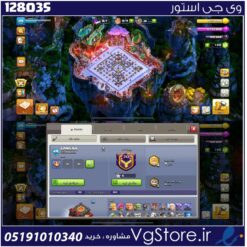 اکانت کلش اف کلنز تاون هال 10 لول 49 کد 128035