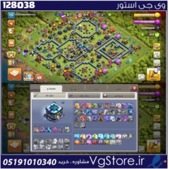 اکانت کلش اف کلنز تاون هال 13 لول 140 کد 128038