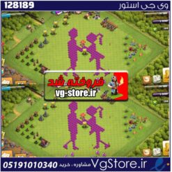 اکانت کلش اف کلنز تاون هال 8 لول 35 کد 128189