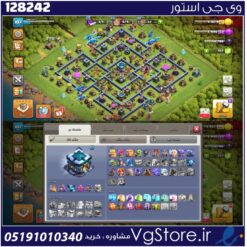 اکانت کلش اف کلنز تاون هال 13 لول 107 کد 128242