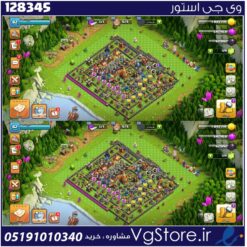 اکانت کلش اف کلنز تاون هال 16 لول 83 کد 128345