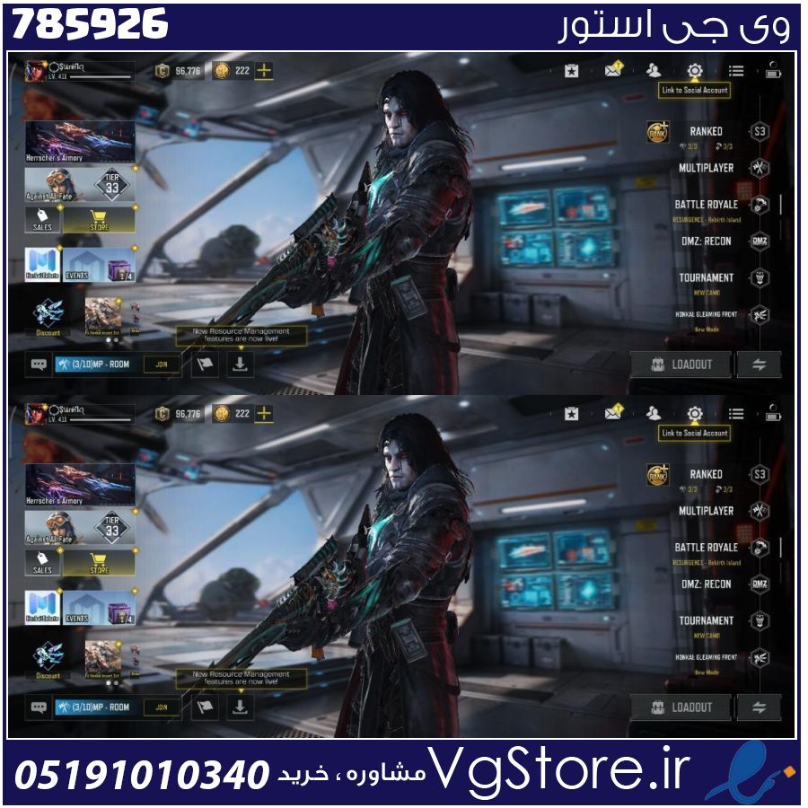 اکانت کالاف دیوتی موبایل لول 412 ریجن هند کد 785926 1 اکانت کالاف دیوتی موبایل لول 412 ریجن هند کد 785926
