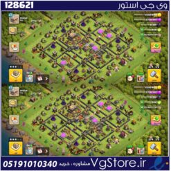 اکانت کلش اف کلنز تاون هال 11 لول 67 کد 128621