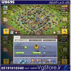 اکانت کلش اف کلنز تاون هال 13 لول 118 کد 128695