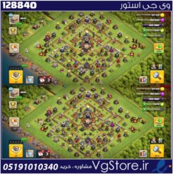 اکانت کلش اف کلنز تاون هال 11 لول 80 کد 128840