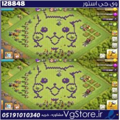 اکانت کلش اف کلنز تاون هال 8 لول 36 کد 128848