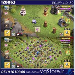 اکانت کلش اف کلنز تاون هال 12 لول 118 کد 128863