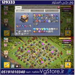 اکانت کلش اف کلنز تاون هال 11 لول 85 کد 129333