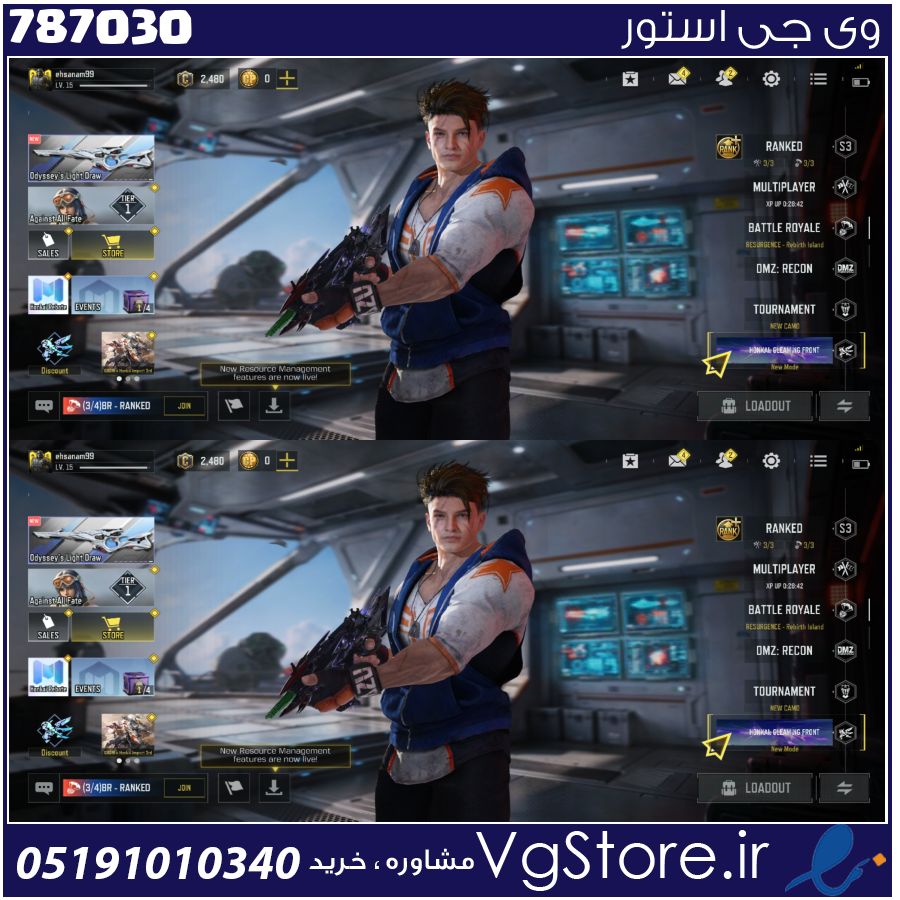 اکانت کالاف دیوتی موبایل لول 15 ریجن هند کد 787030 1 اکانت کالاف دیوتی موبایل لول 15 ریجن هند کد 787030