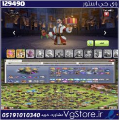 اکانت کلش اف کلنز تاون هال 14 لول 145 کد 129490